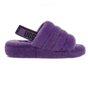 UGG Fluff Yeah Purple Slide Slippers
